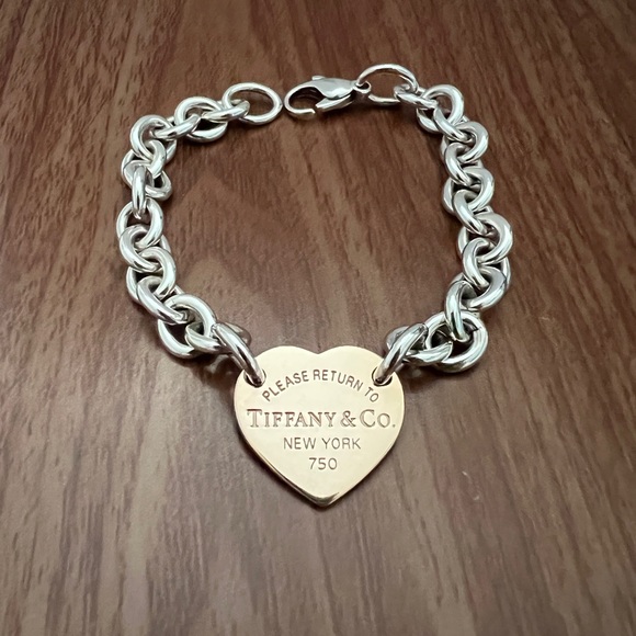 Tiffany & Co. | Jewelry | Tiffany Co Heart Bracelet | Poshmark